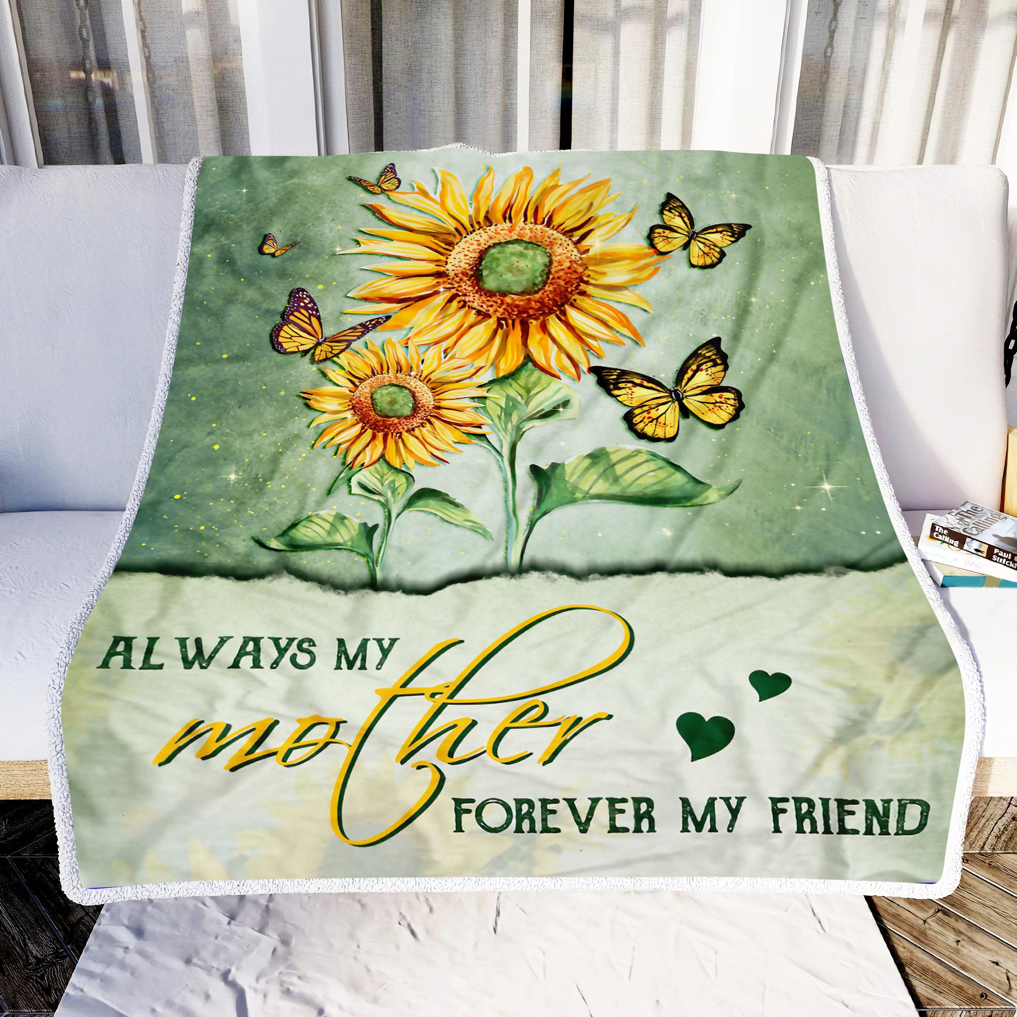 For Mom Always My Mother Fleece Blanket