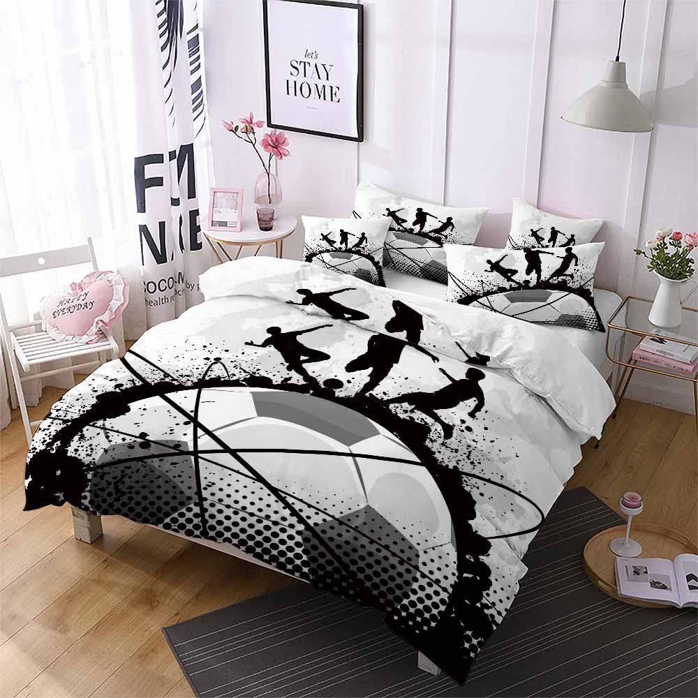 For Who Love Football Printed Bedding Set