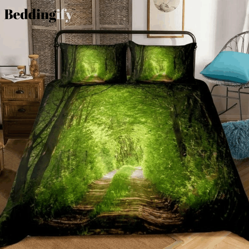 Forest Dreamland Print Bedding Set