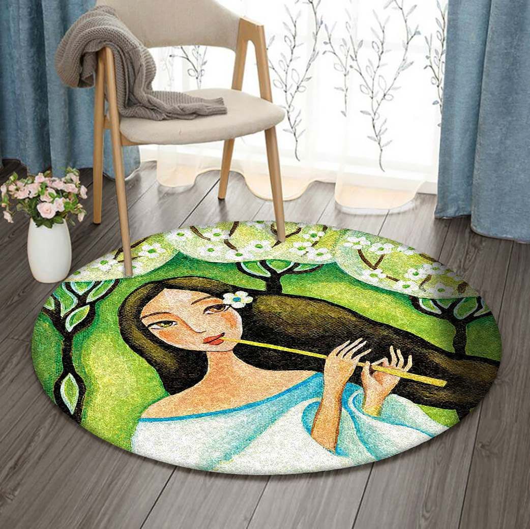 Forest Fairy Round Carpet