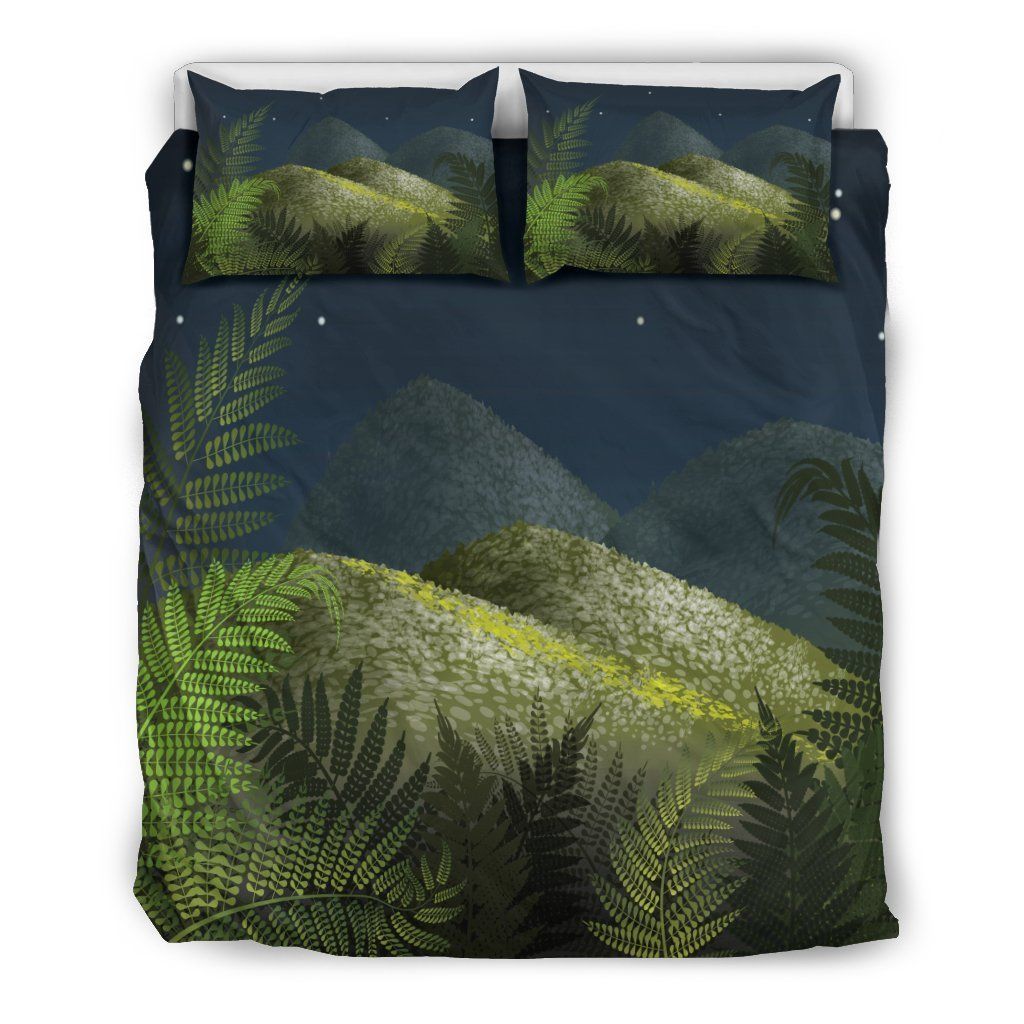 Forest Fern In New Zealand Bedding Set