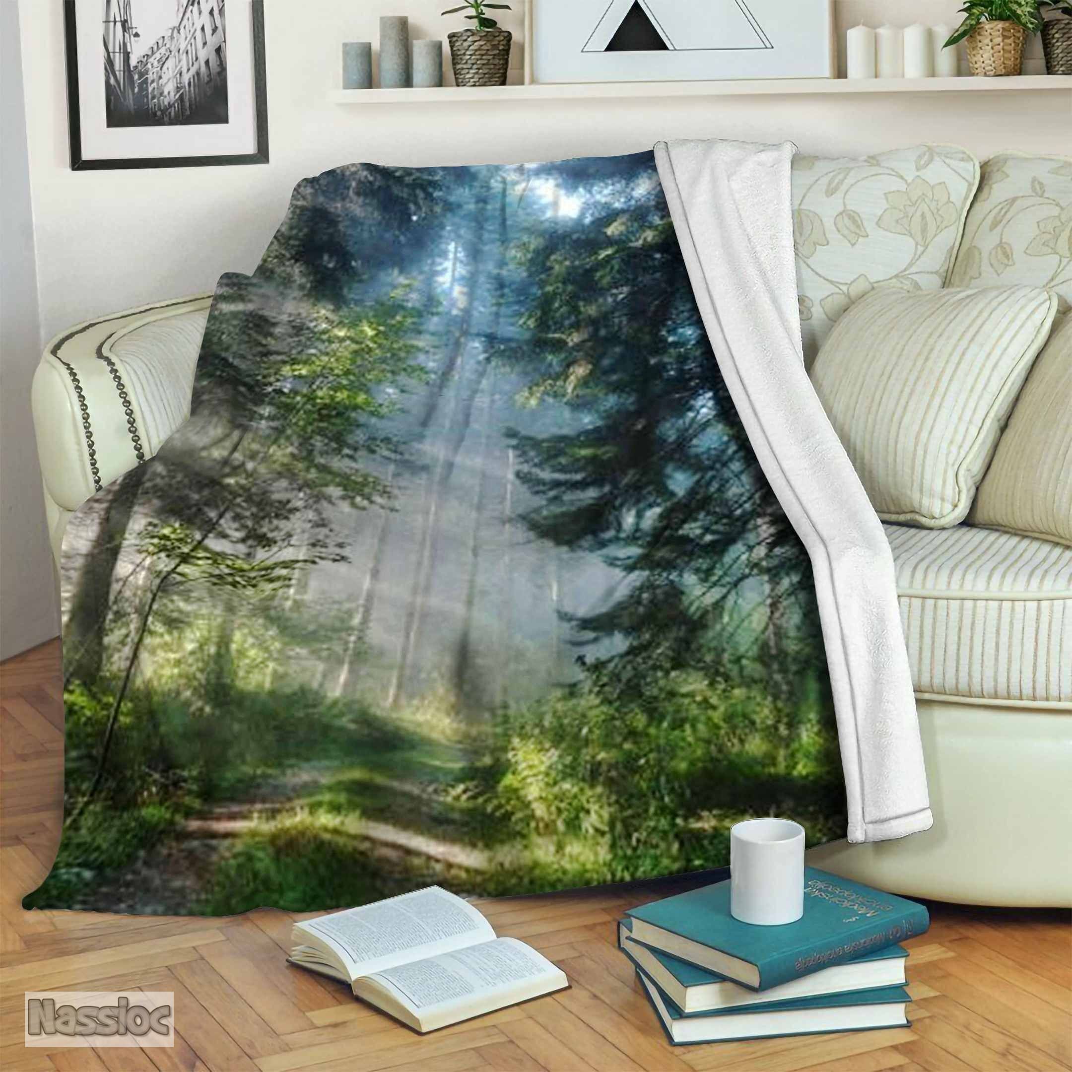 Forest Fleece Blanket