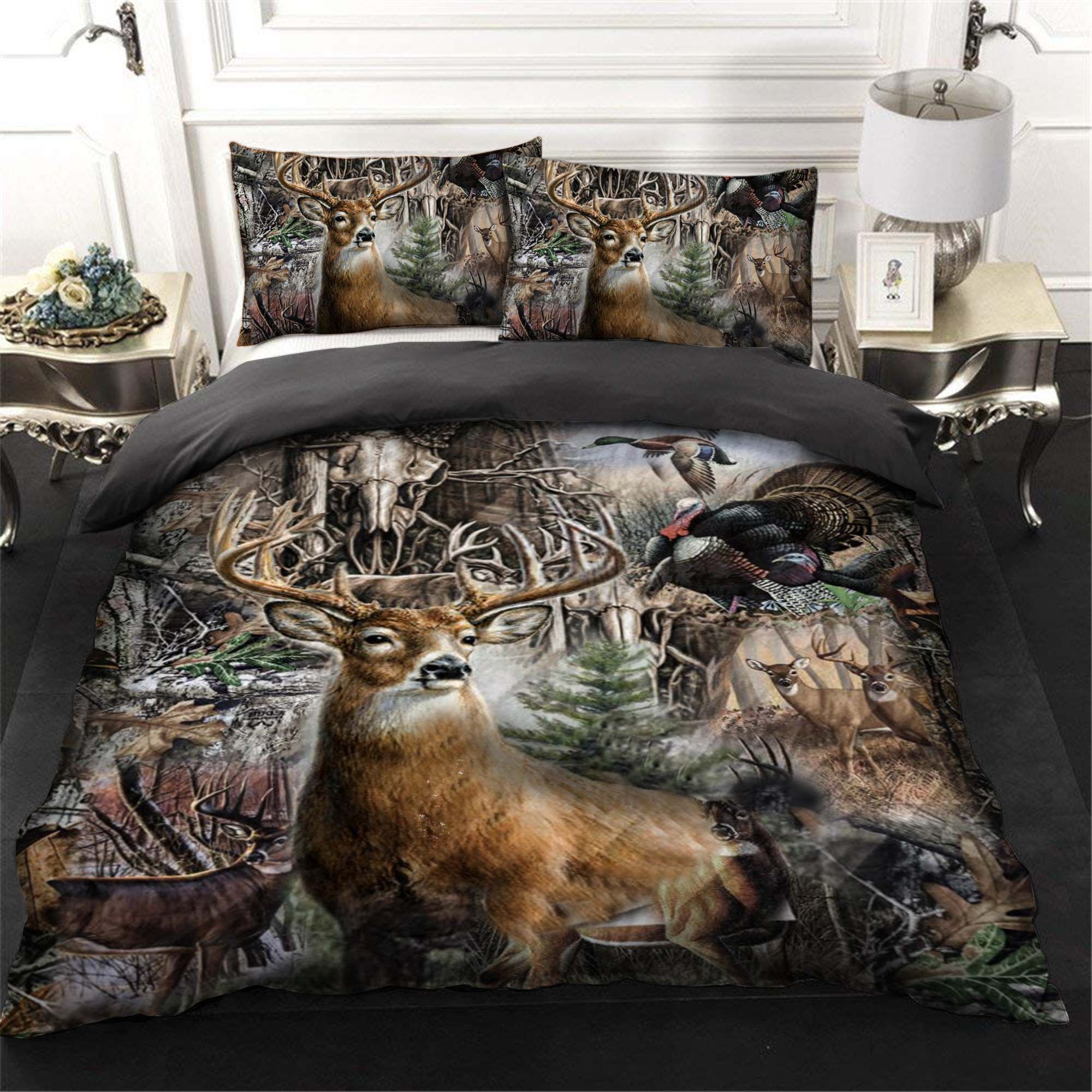 Forest Hunting Animal Bedding Set