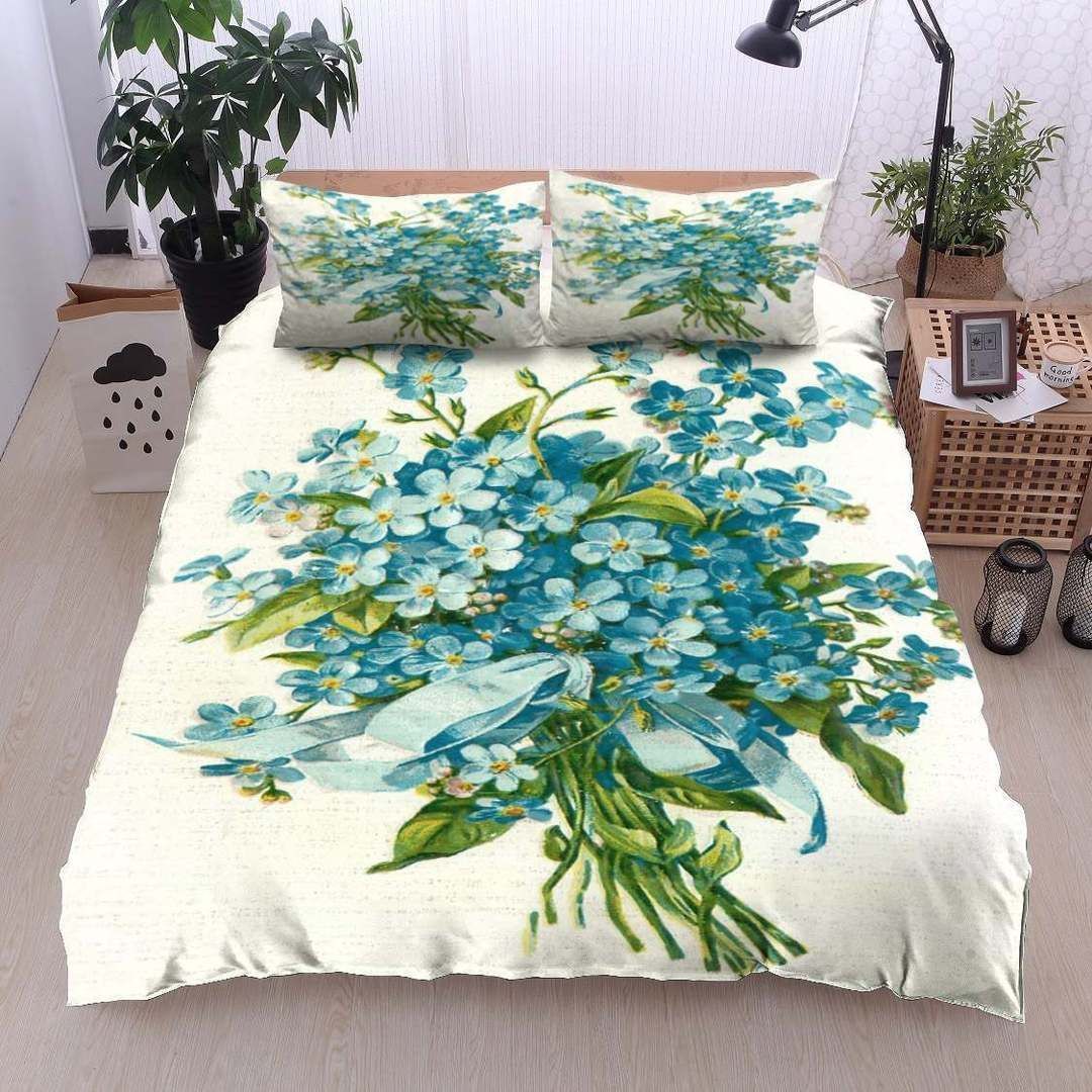 Forget Me Not Bedding Set