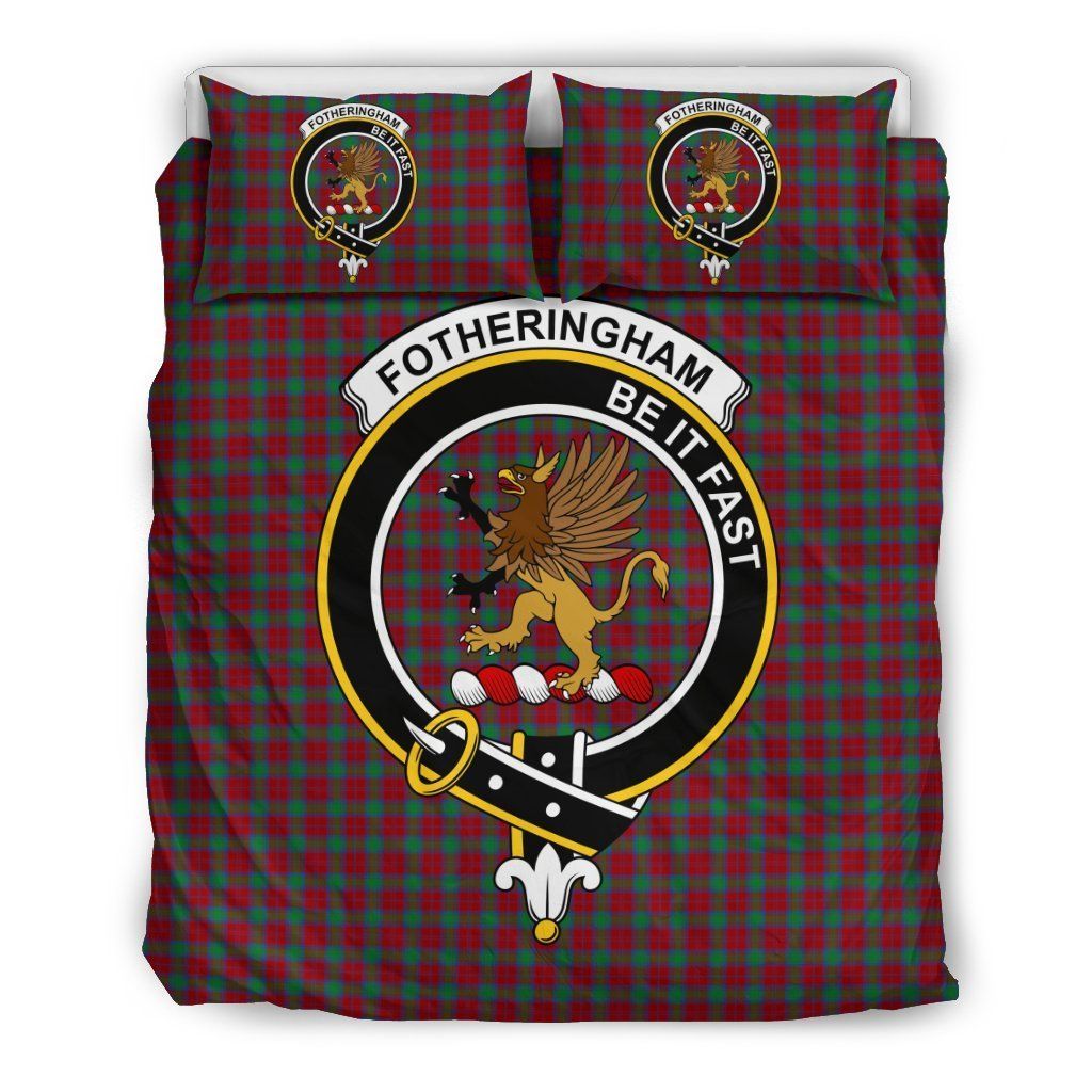 Fotheringham Clan Badge Tartan Bedding Set