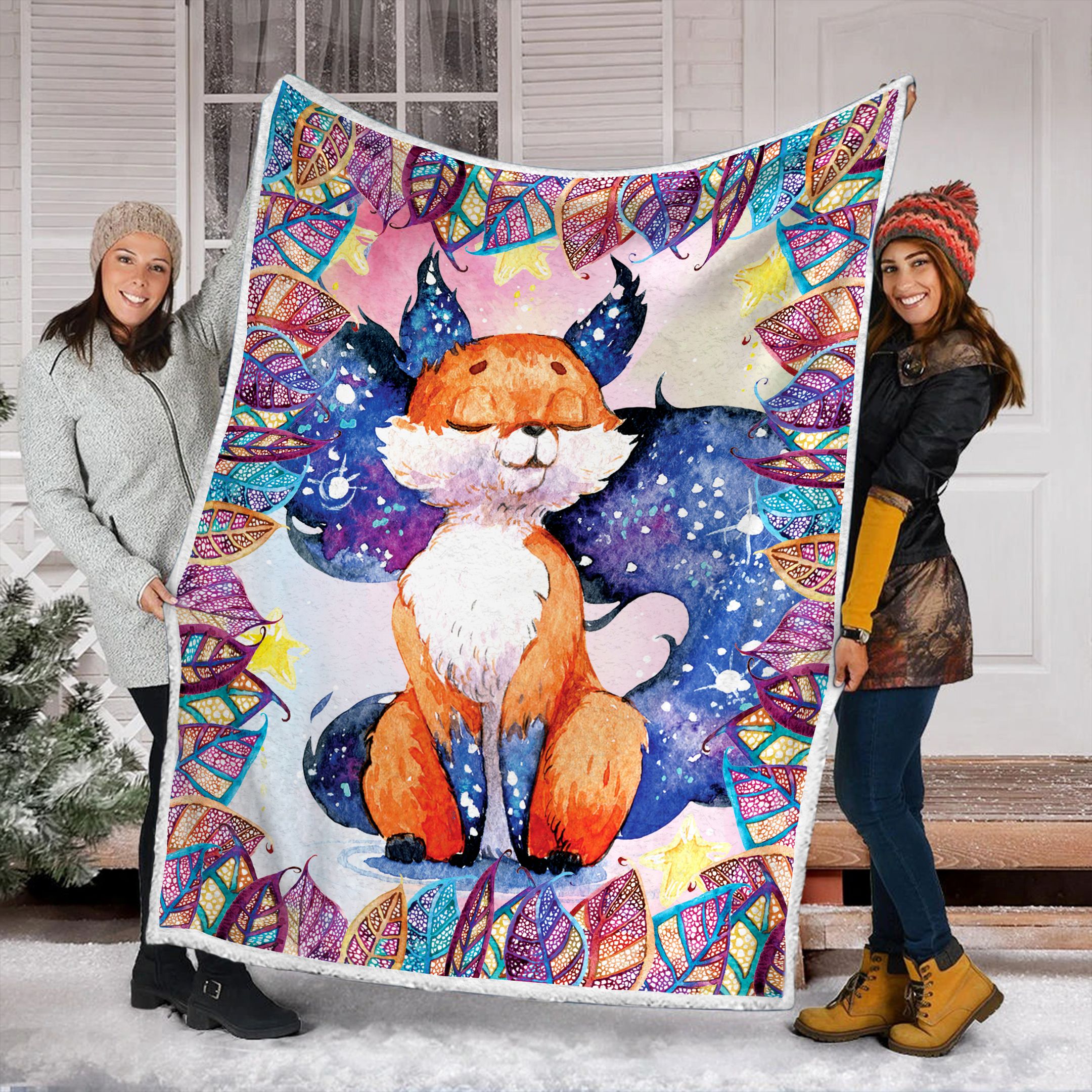 Fox Fleece Blanket