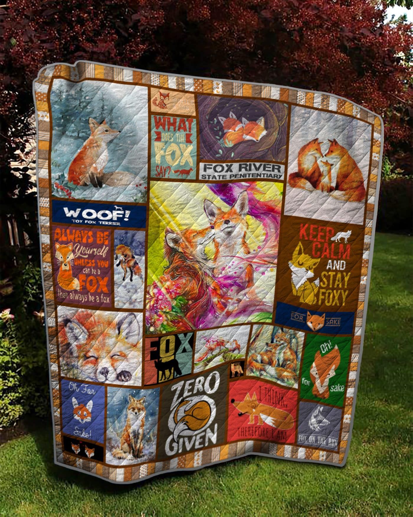 Fox Baby Fox Bl Quilt Blanket DHC020120871TD