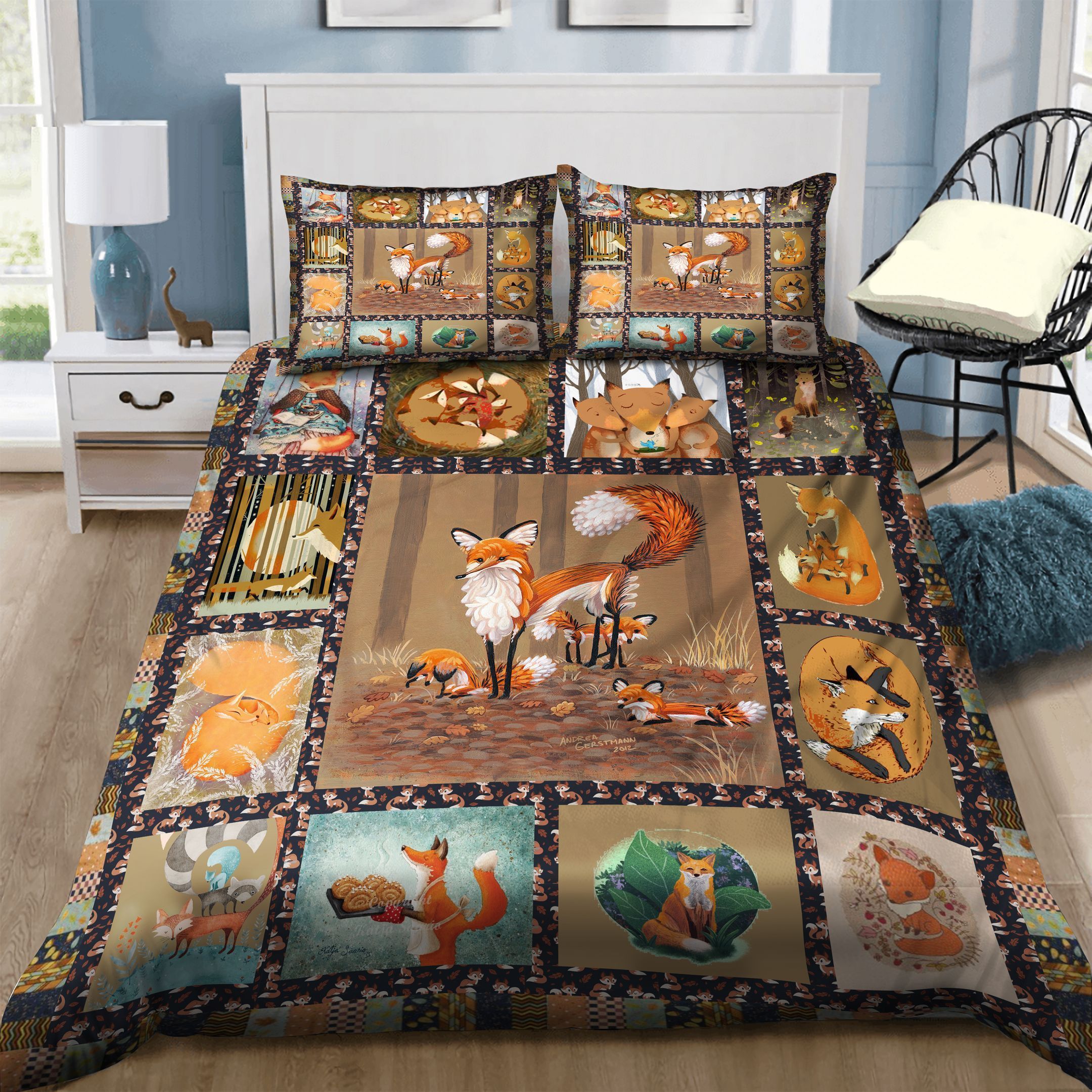 Fox Bedding Set