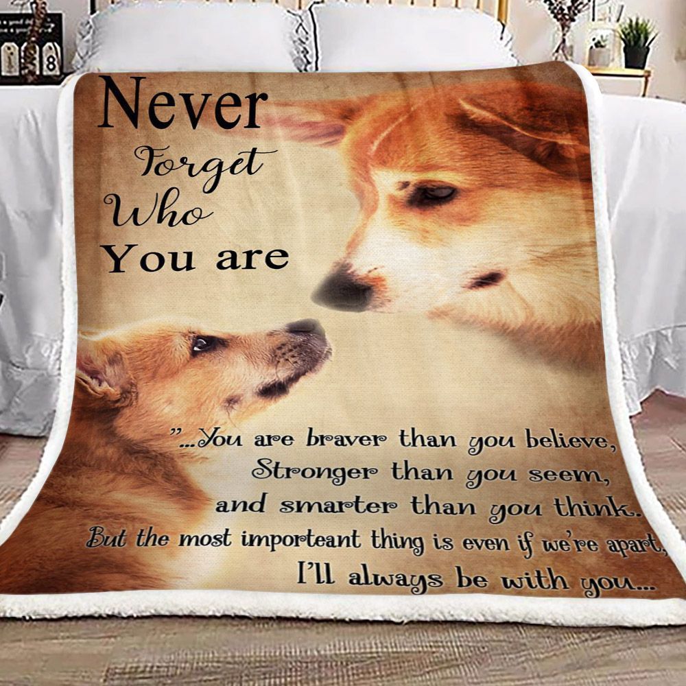 Fox Sherpa Fleece Blanket