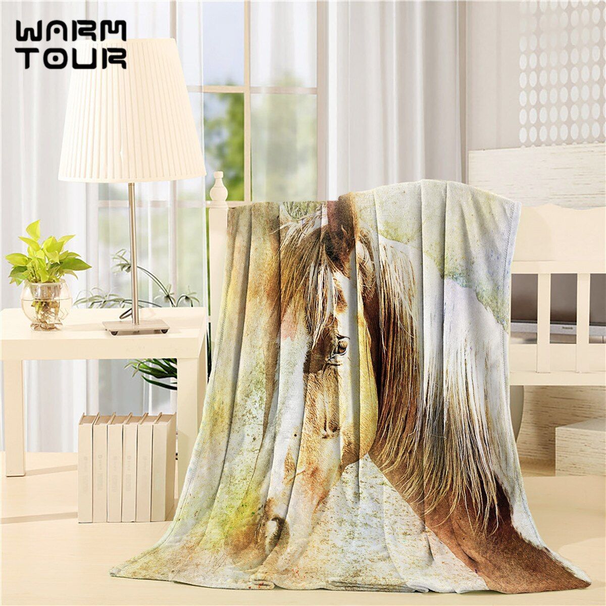 Fox Sherpa Fleece Blanket