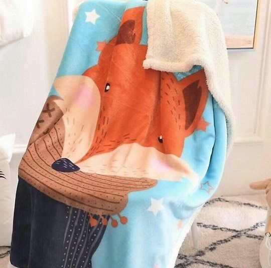 Fox Sherpa Blanket