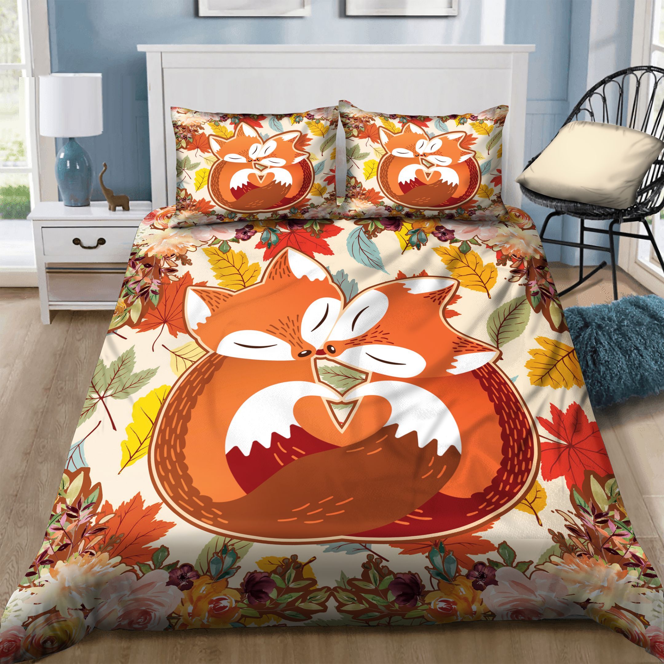 Fox Couple Bedding Set