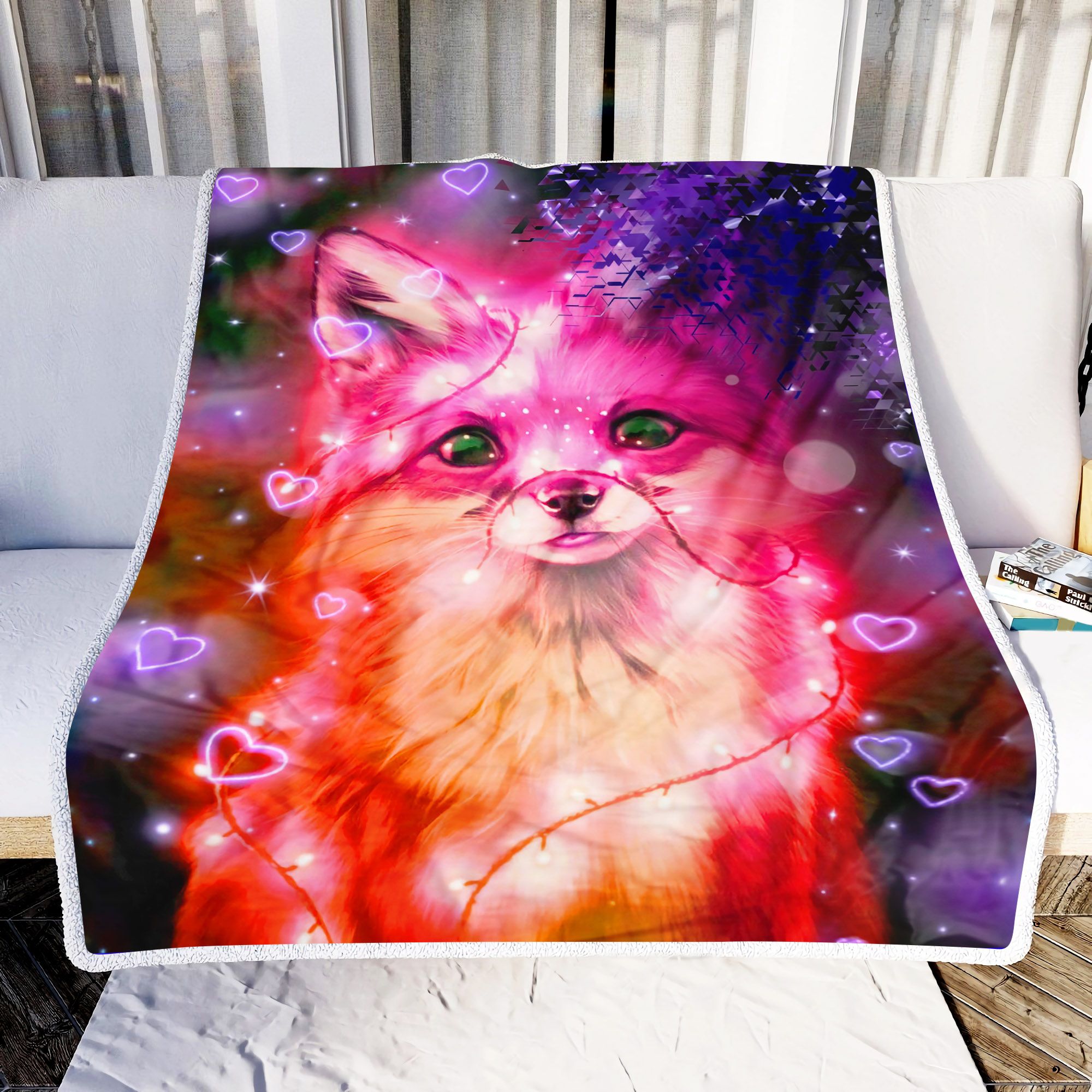 Fox Cute Fleece Blanket