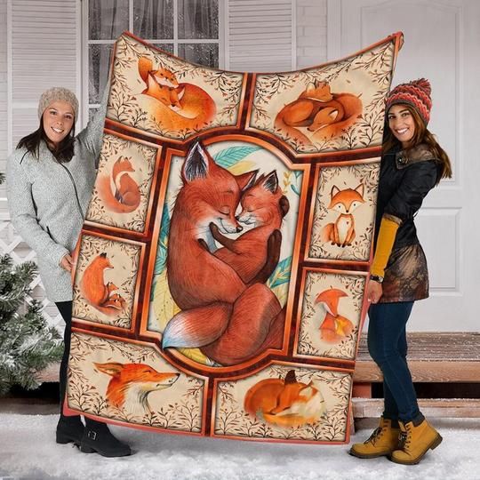 Fox Fleece Blanket