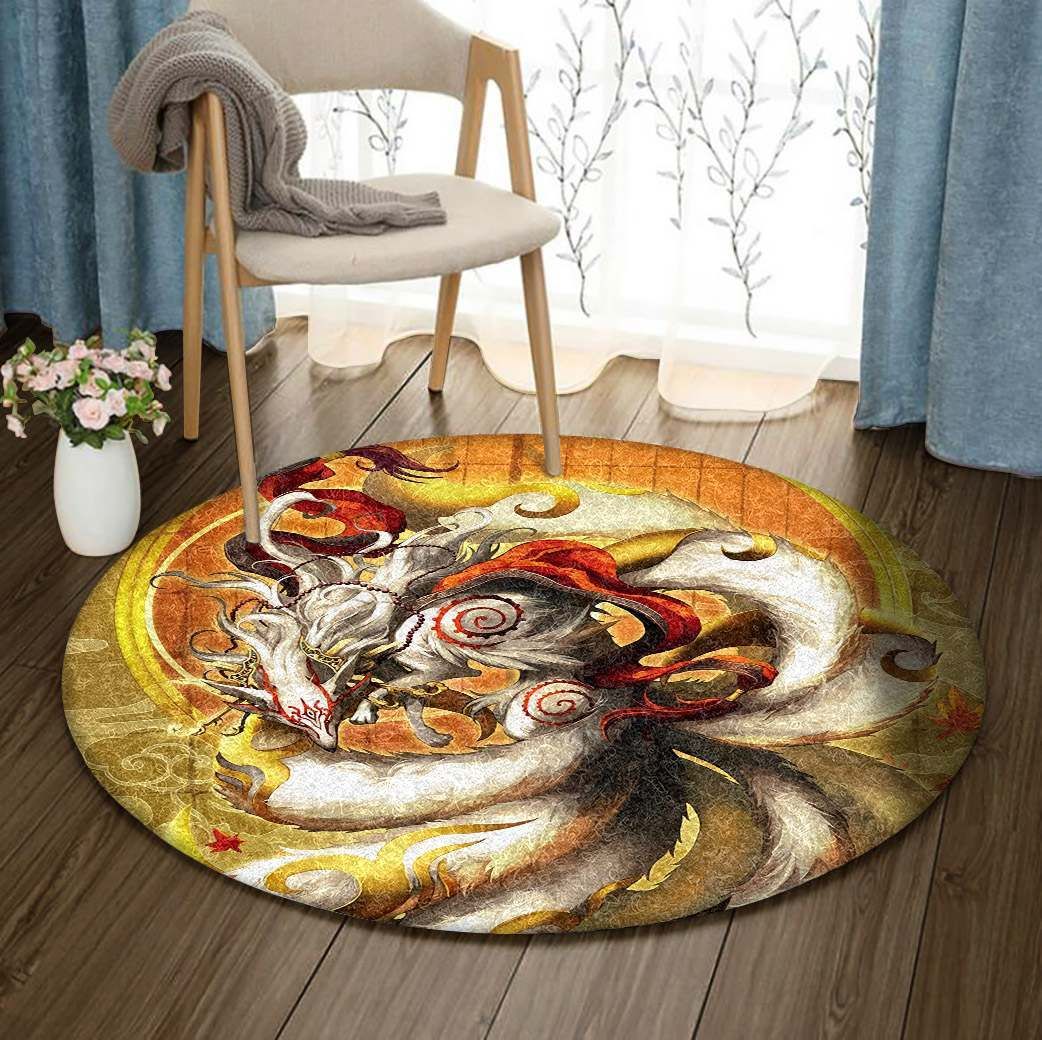 Fox Round Carpet