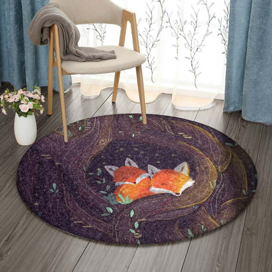 Fox Round Carpet