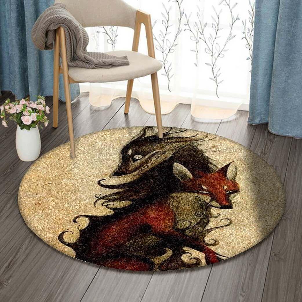 Fox Round Carpet