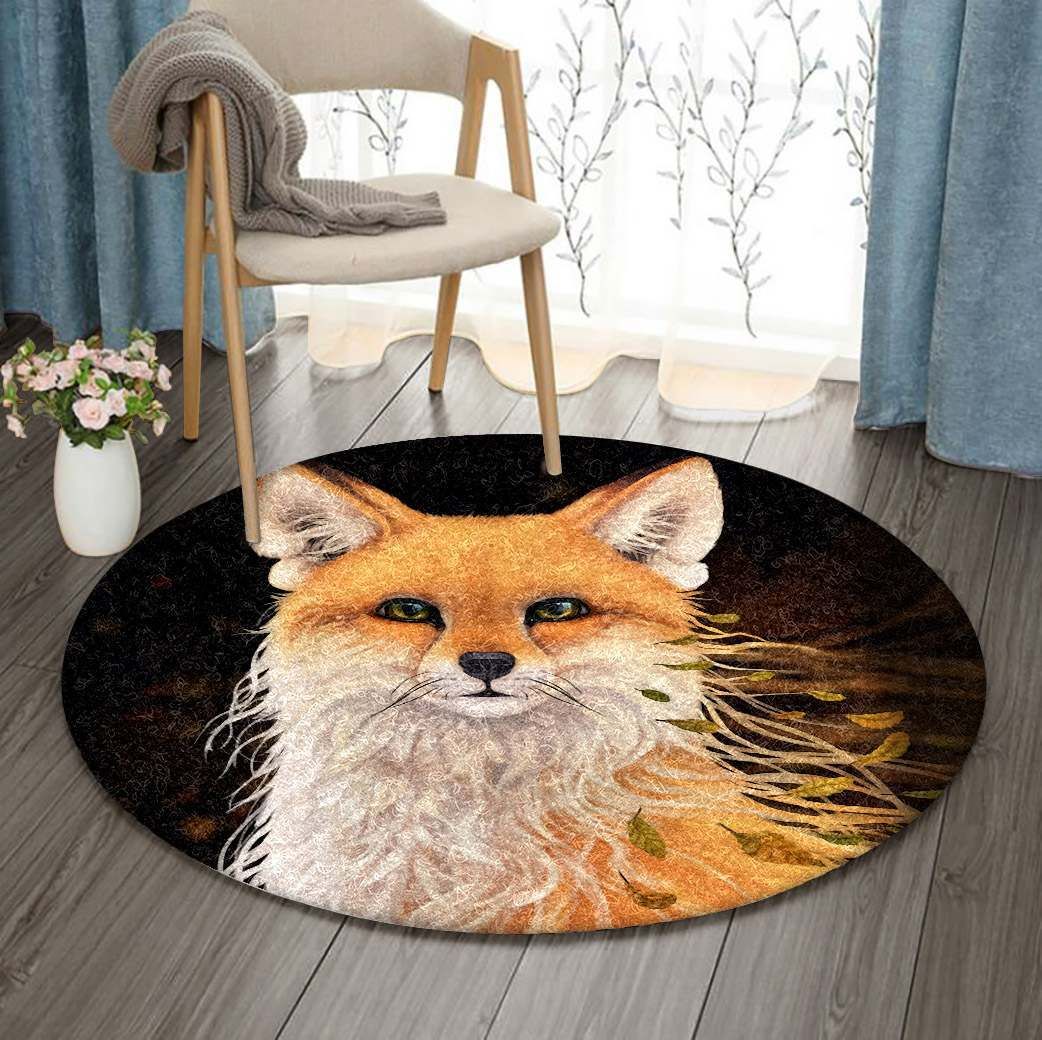 Fox Round Carpet