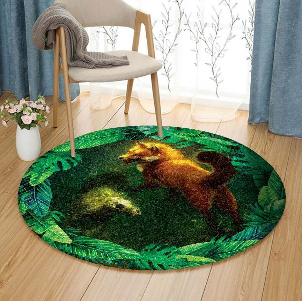 Fox Round Carpet