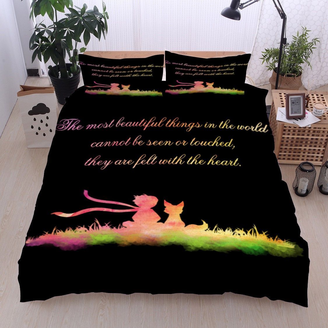 Fox Family The Most Beautiful Things In The World Bedding Set