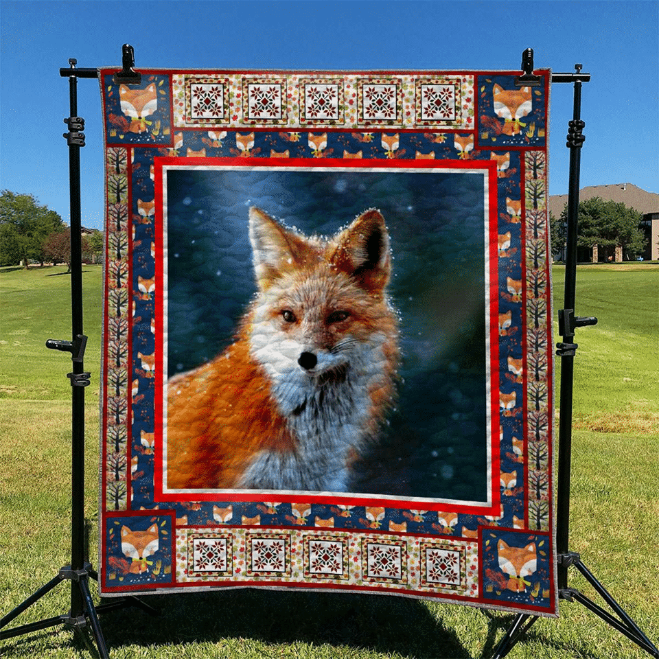 Fox Fox Mouse Man Quilt Blanket Dhc04011544Dd