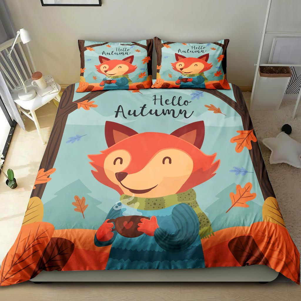Fox Hello Autumn Bedding Set