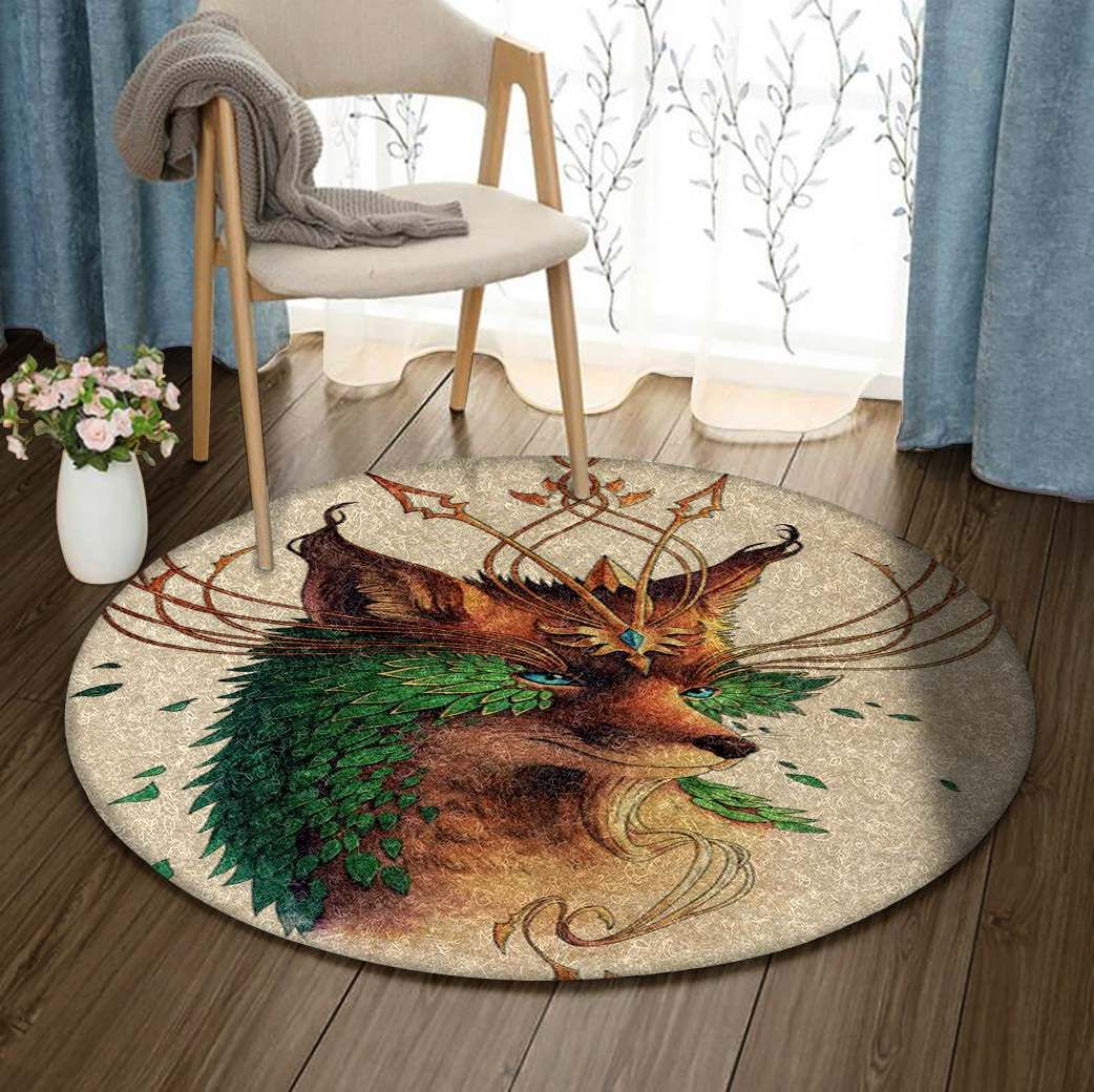 Fox Round Carpet