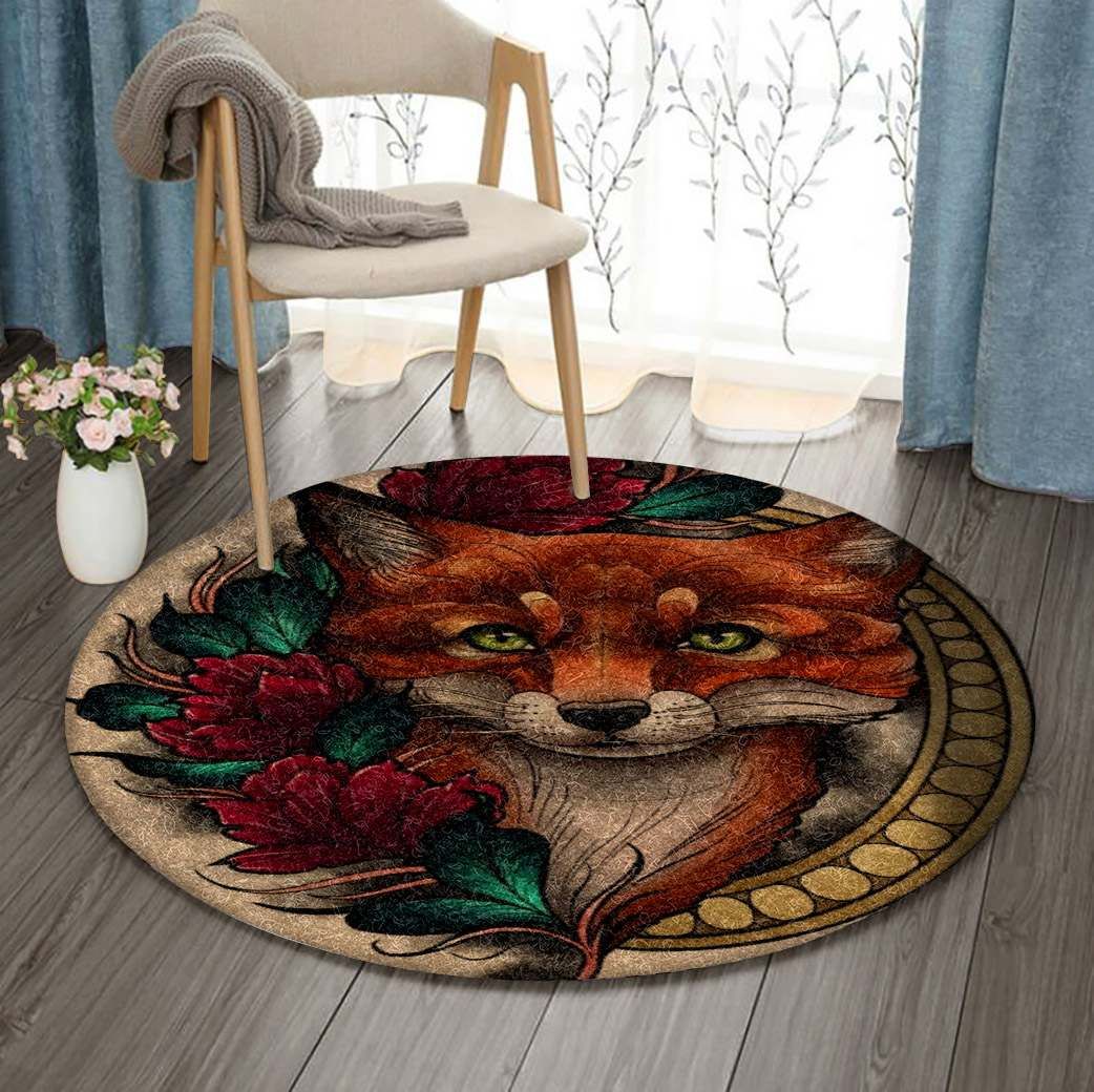 Fox Round Carpet