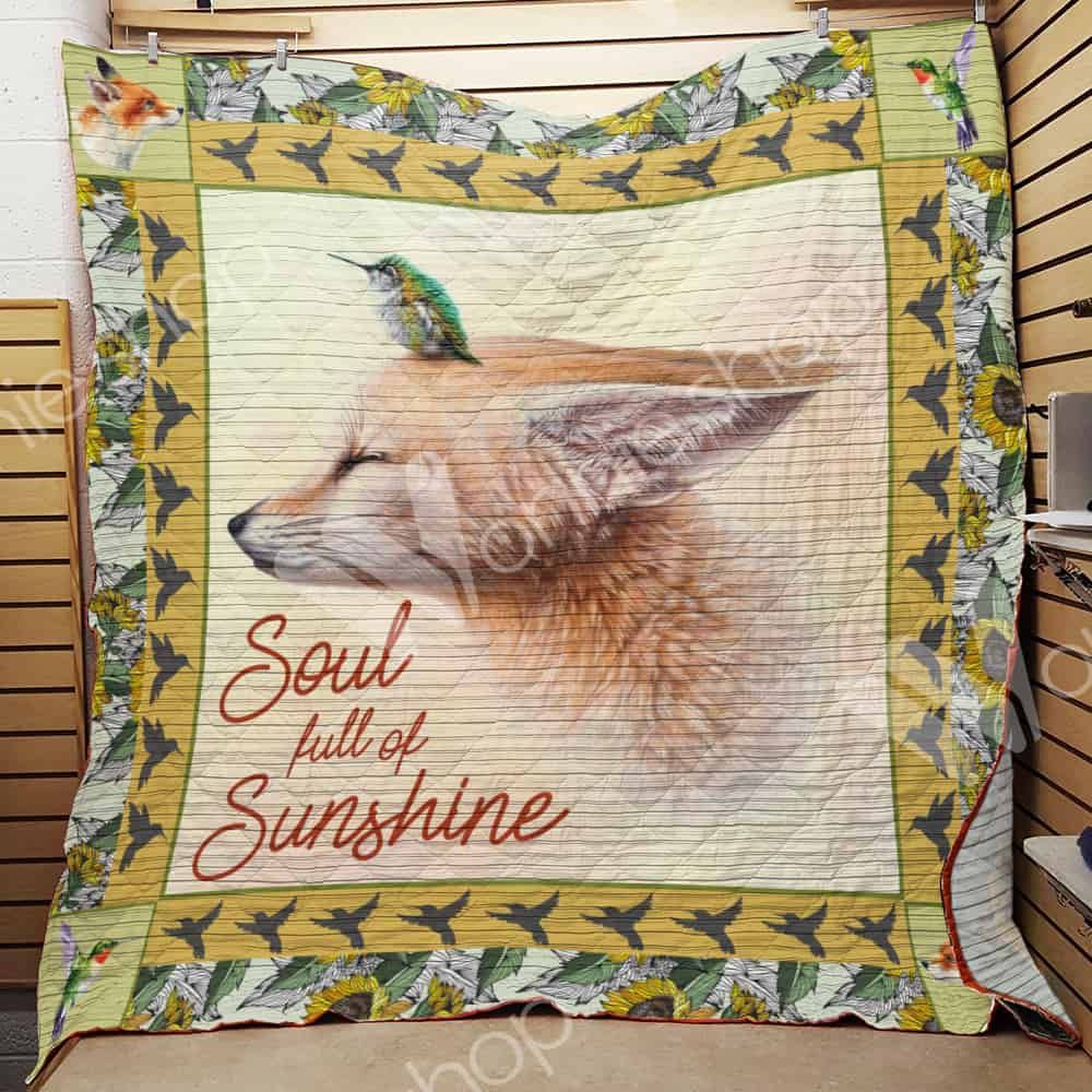 Fox Hummingbird Quilt Blanket DHC0302953TD