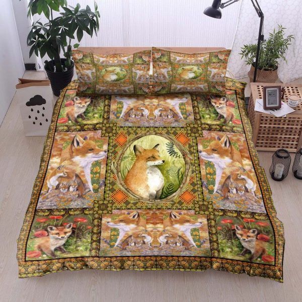 Fox In Forest Picture Bedding Set