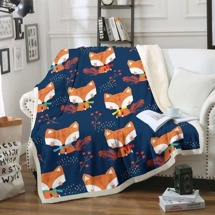 Fox Fleece Blanket