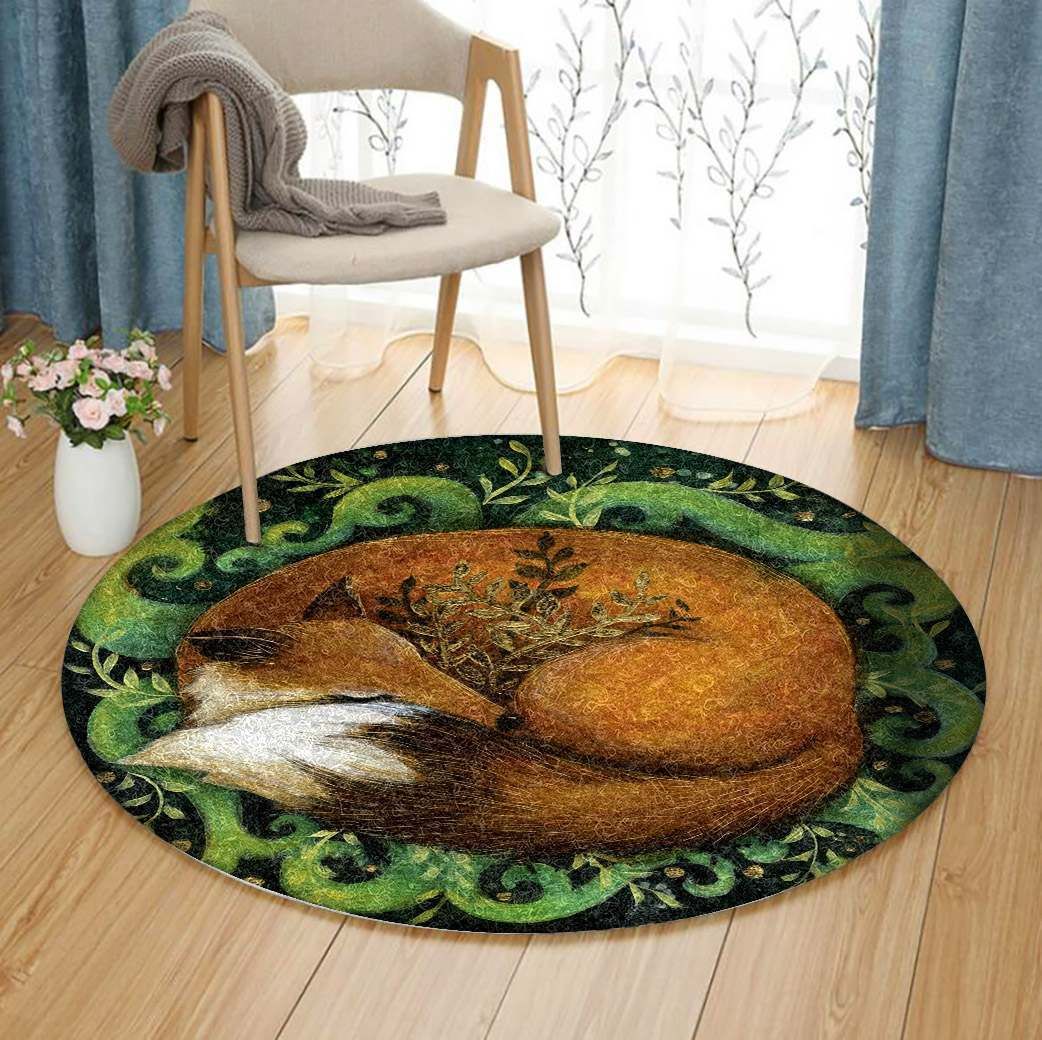 Fox Round Carpet