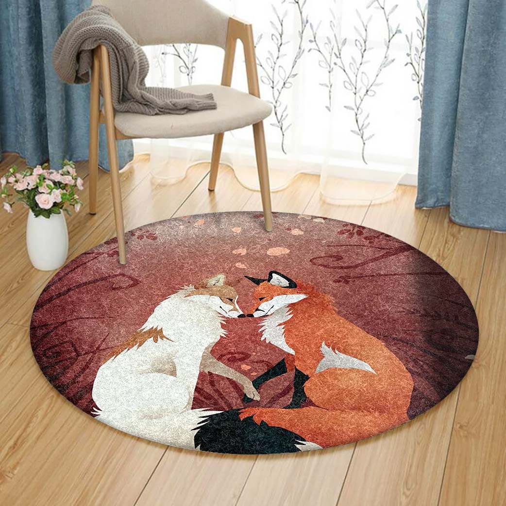 Fox Round Carpet