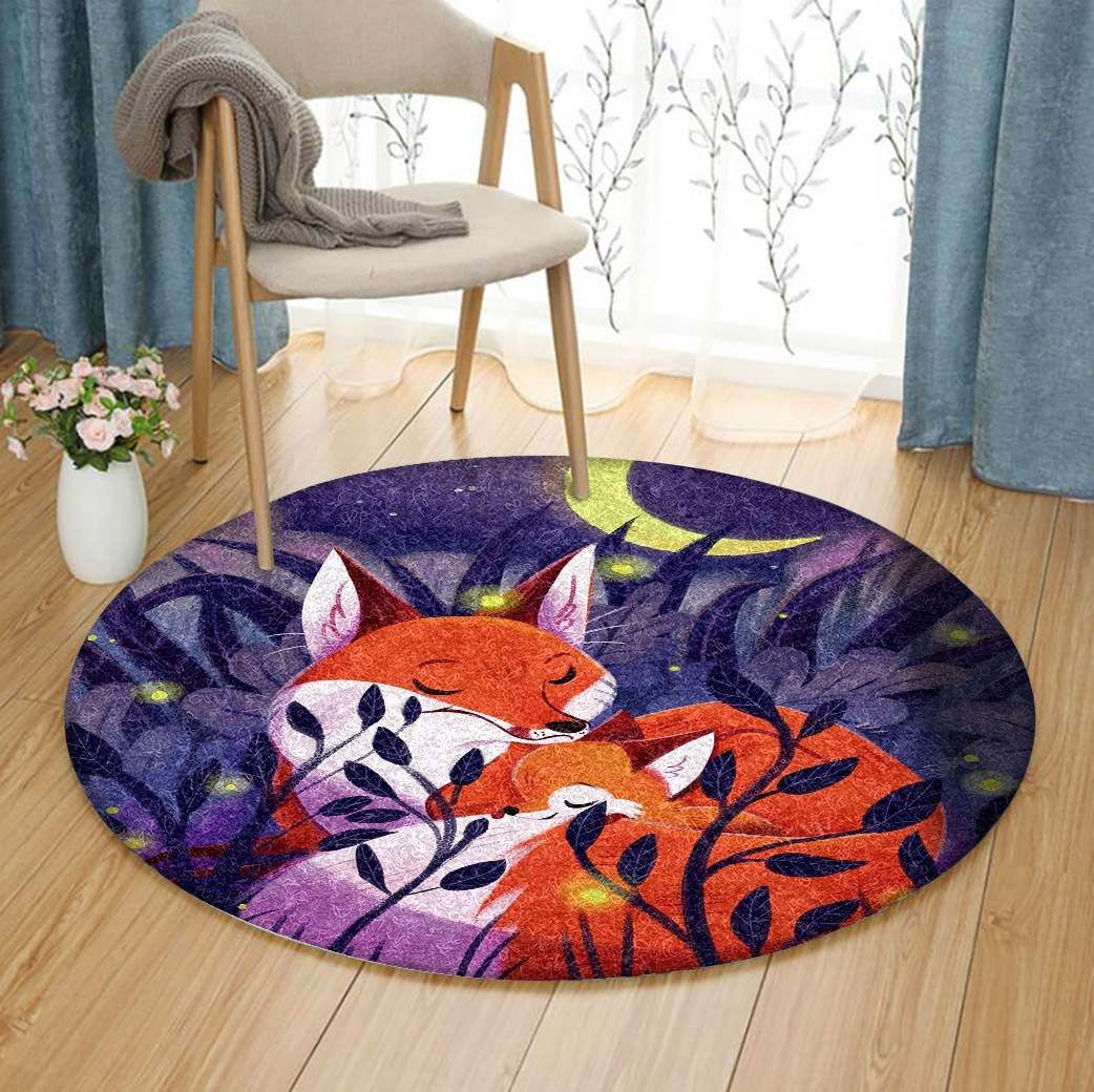 Fox Round Carpet