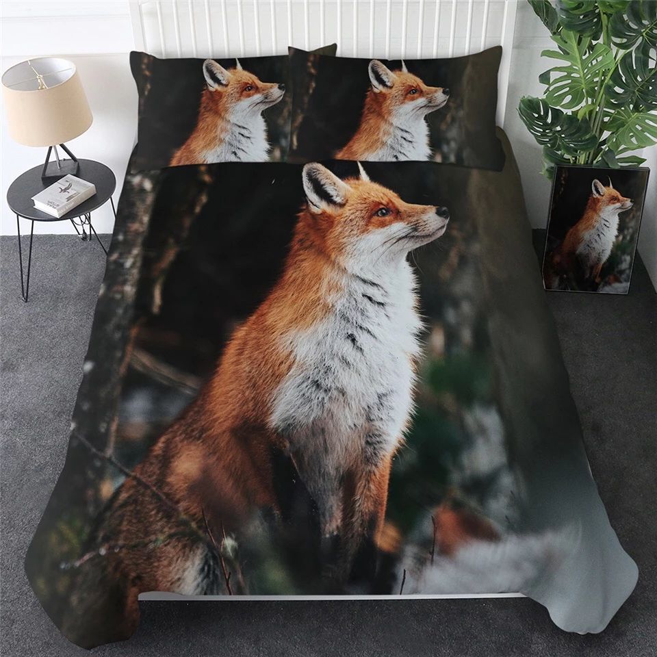 Fox Photo Bedding Set