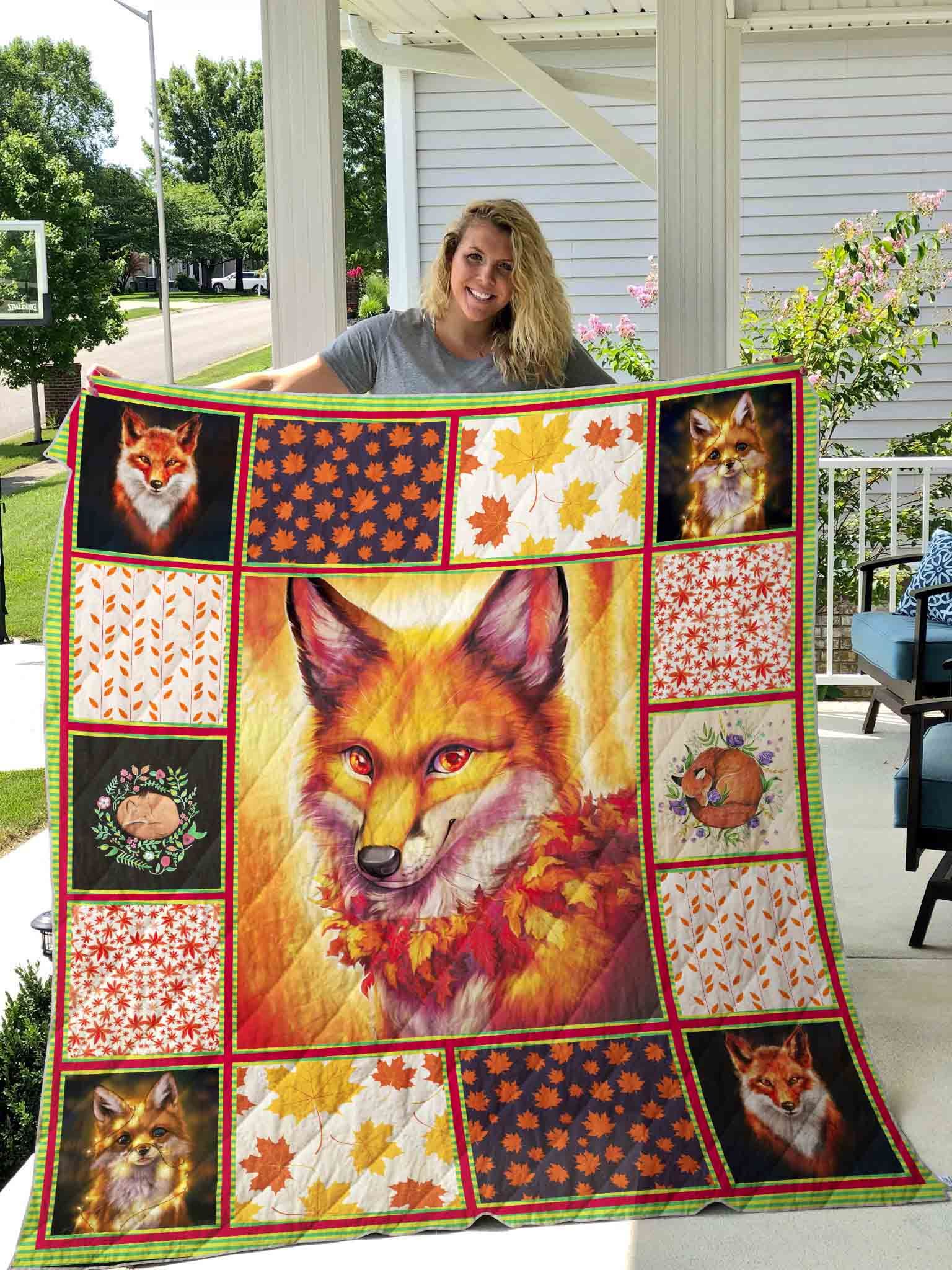 Fox Quilt Blanket 3 DHC1501466VT