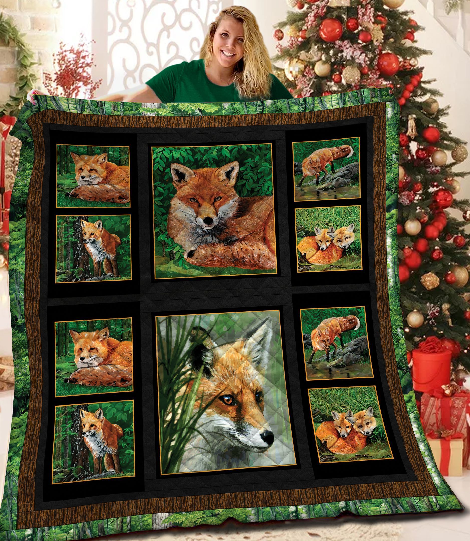 Fox Quilt Blanket BBB020116MH