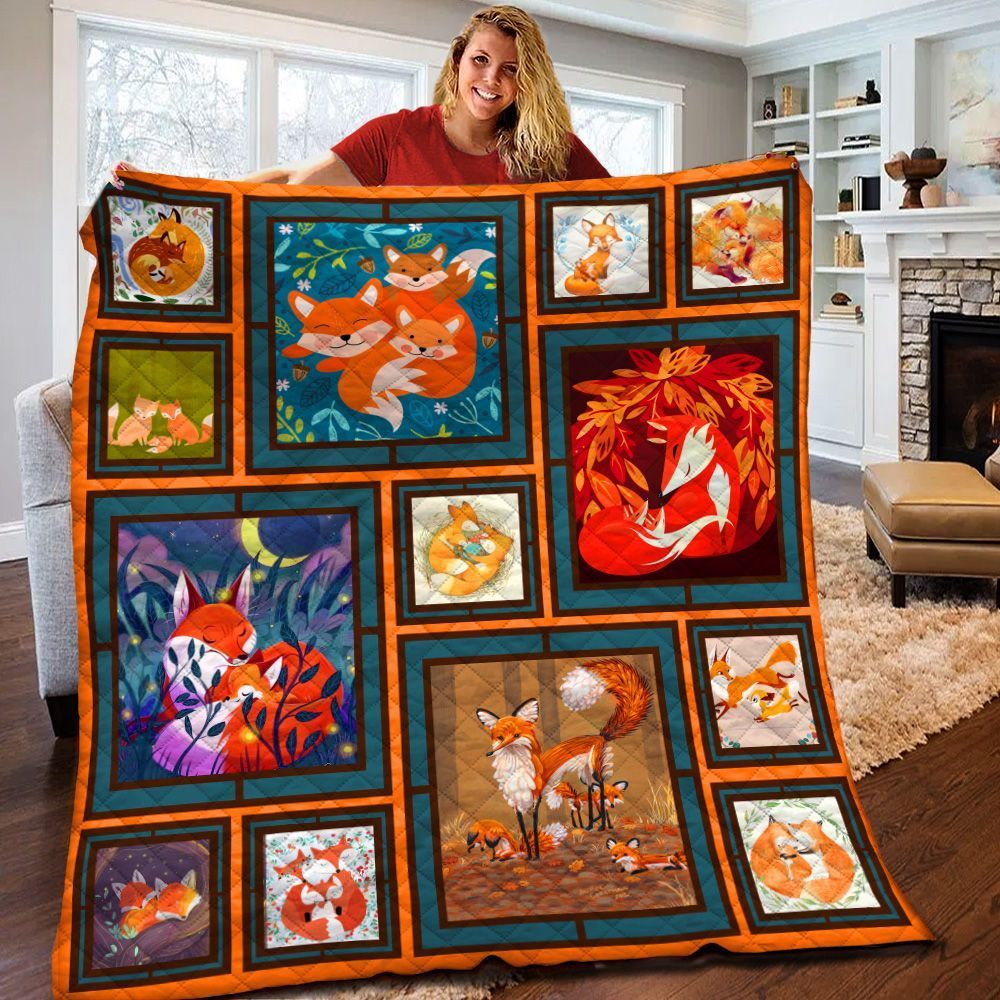 Fox Quilt Blanket BBB070254HT
