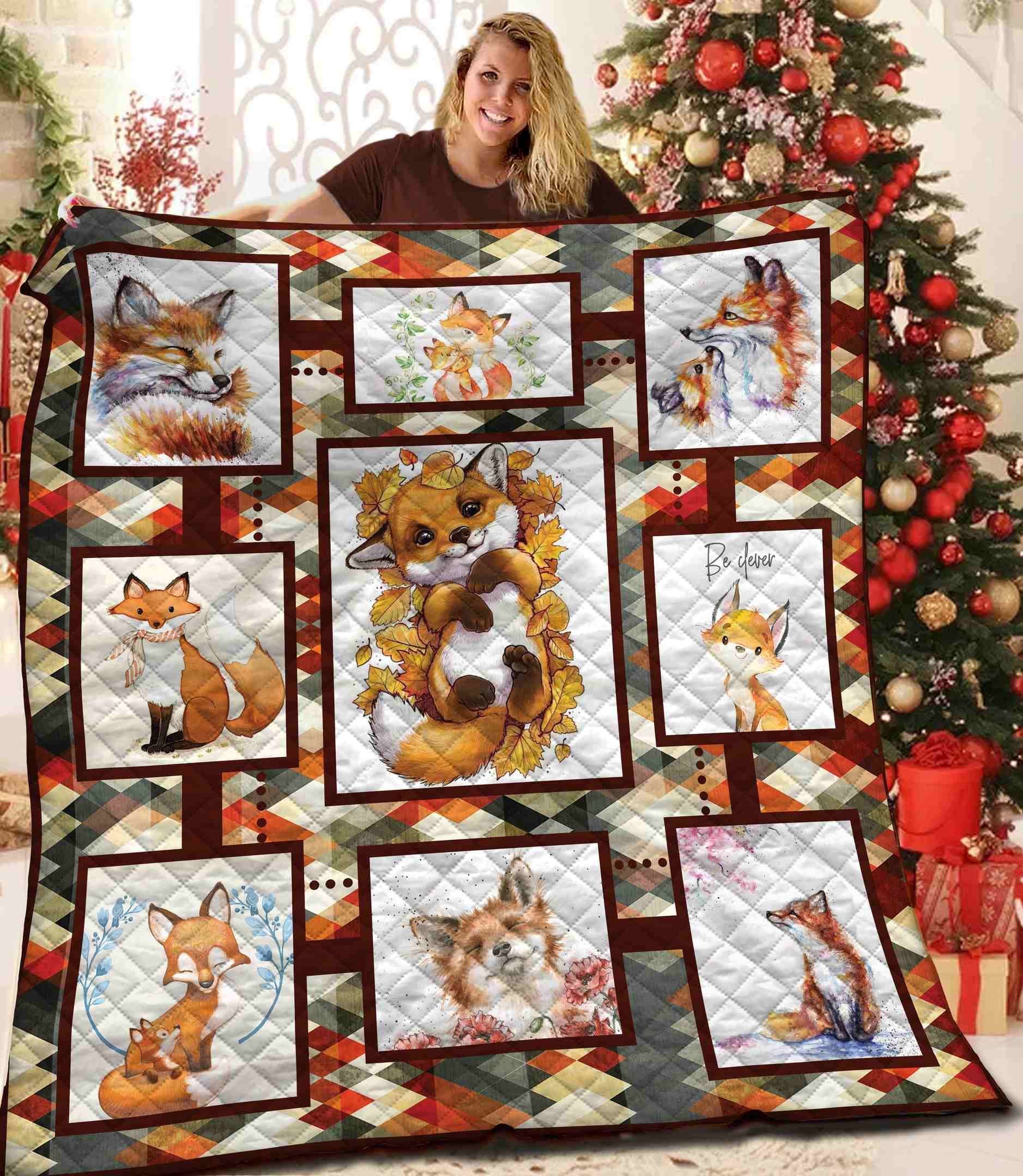 Fox Quilt Blanket BBB121215MH