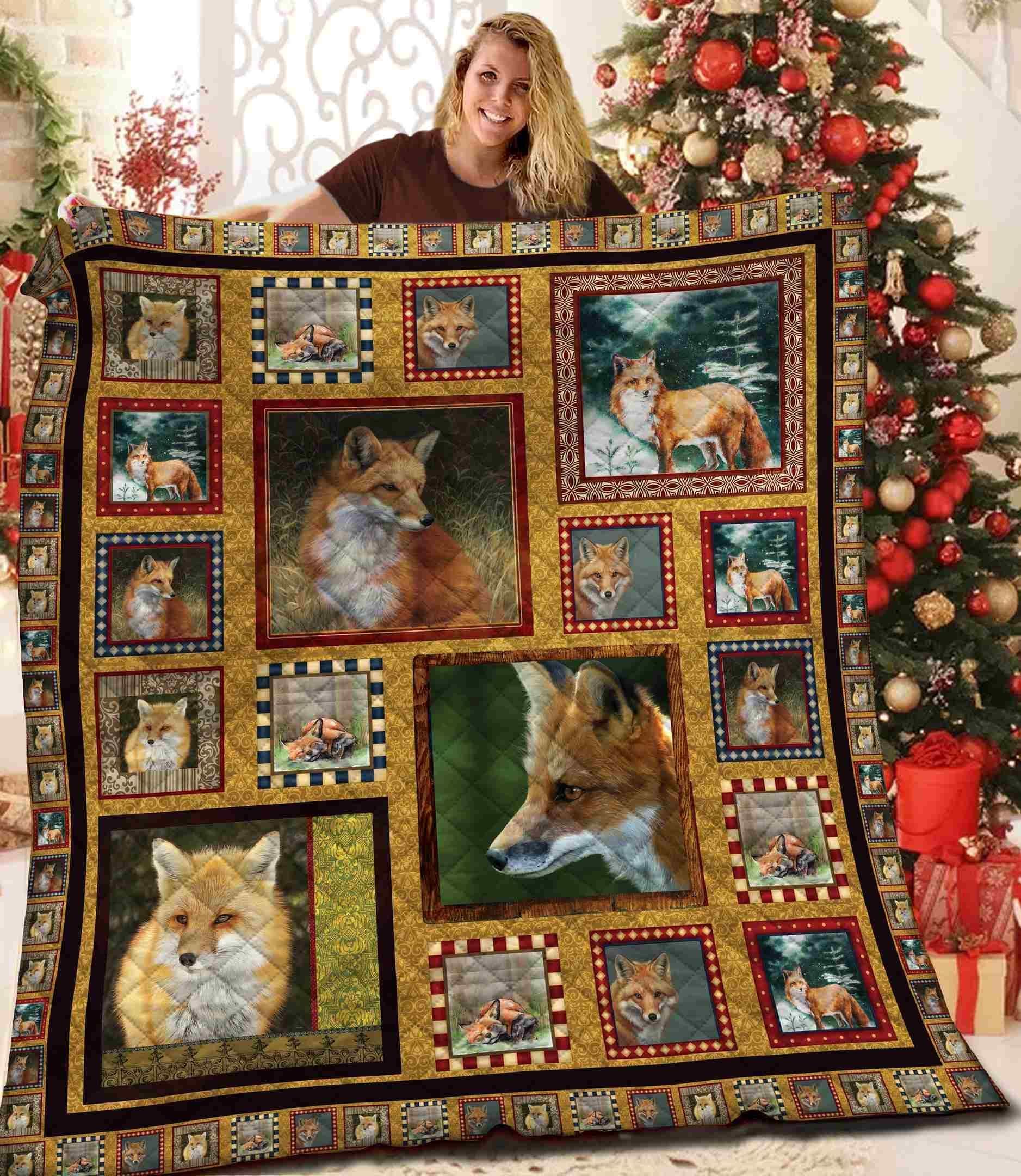 Fox Quilt Blanket BBB121216MH