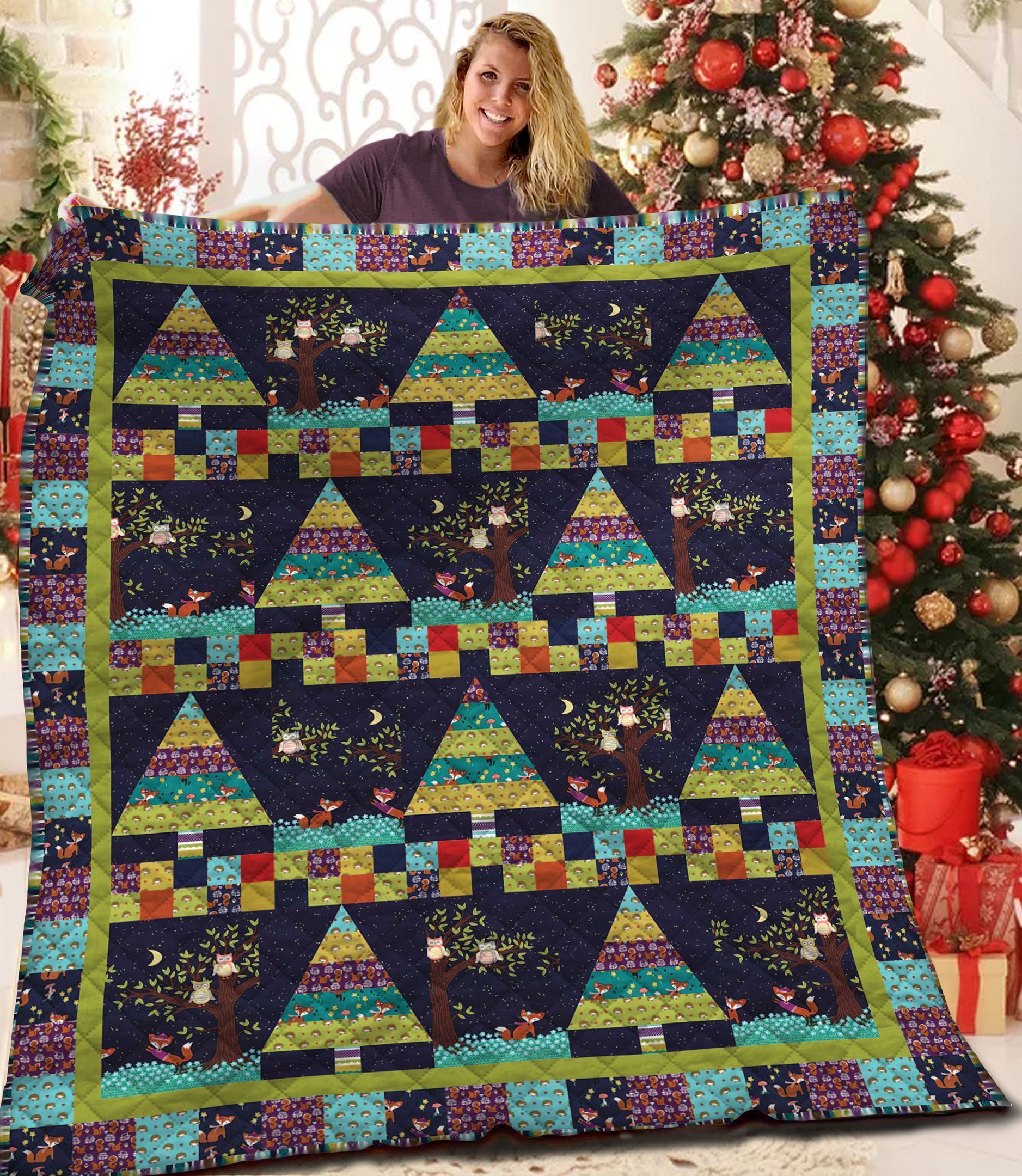 Fox Quilt Blanket BBB261014SM