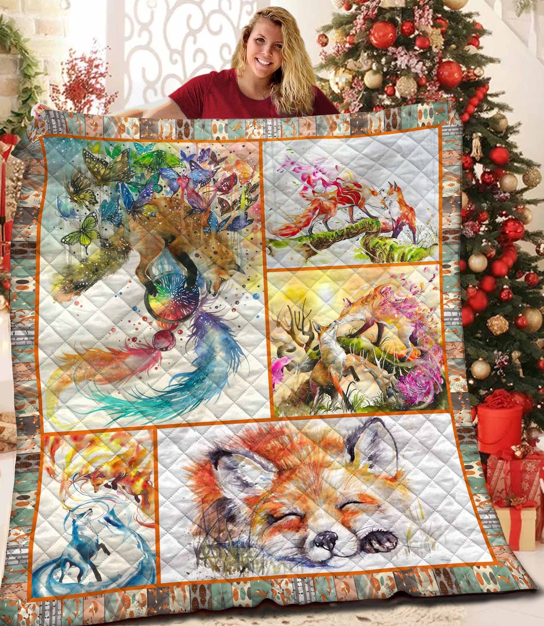 Fox Quilt Blanket BBB311022NB