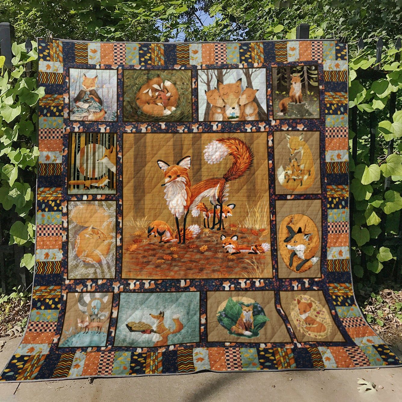 Fox Quilt Blanket DHC1312535VT