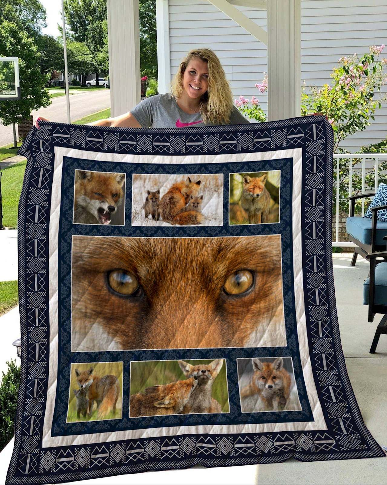 Fox Quilt Blanket DHC2911174VT