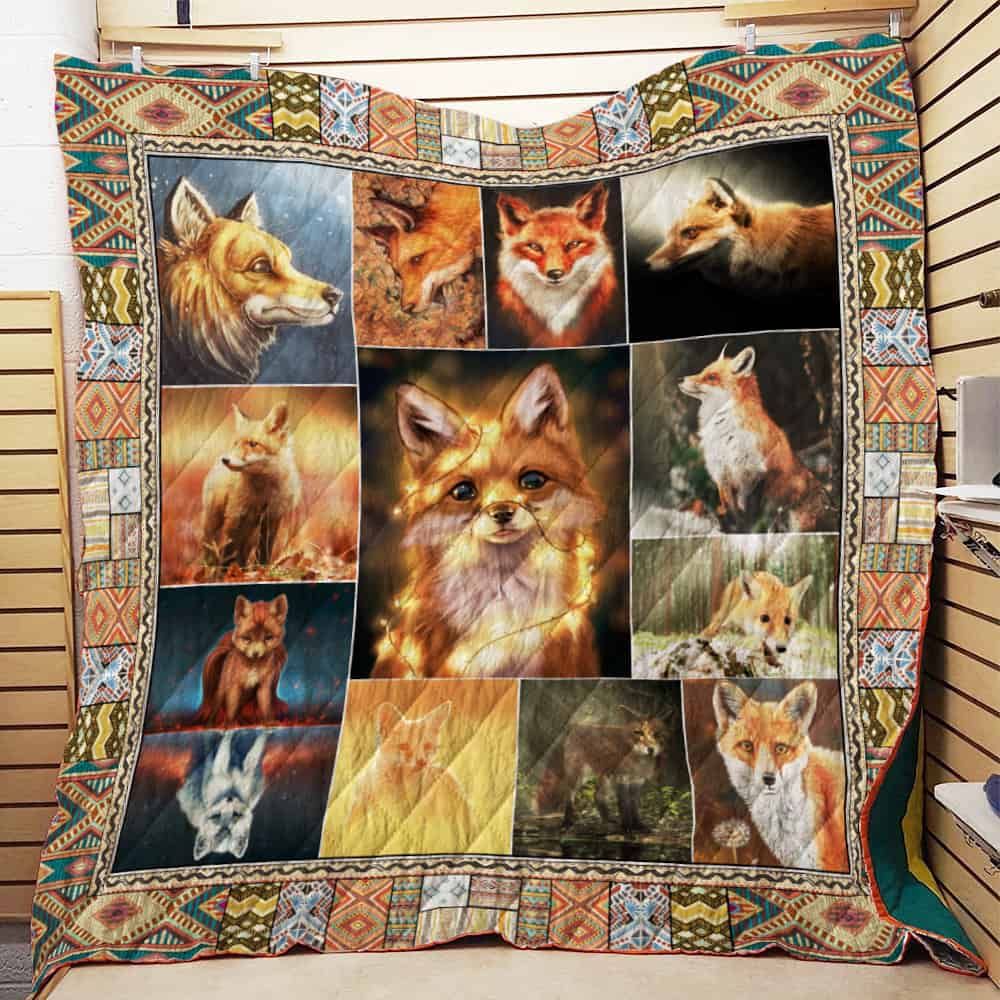 Fox Quilt Blanket Q2502 01 Dhc1312322Dd