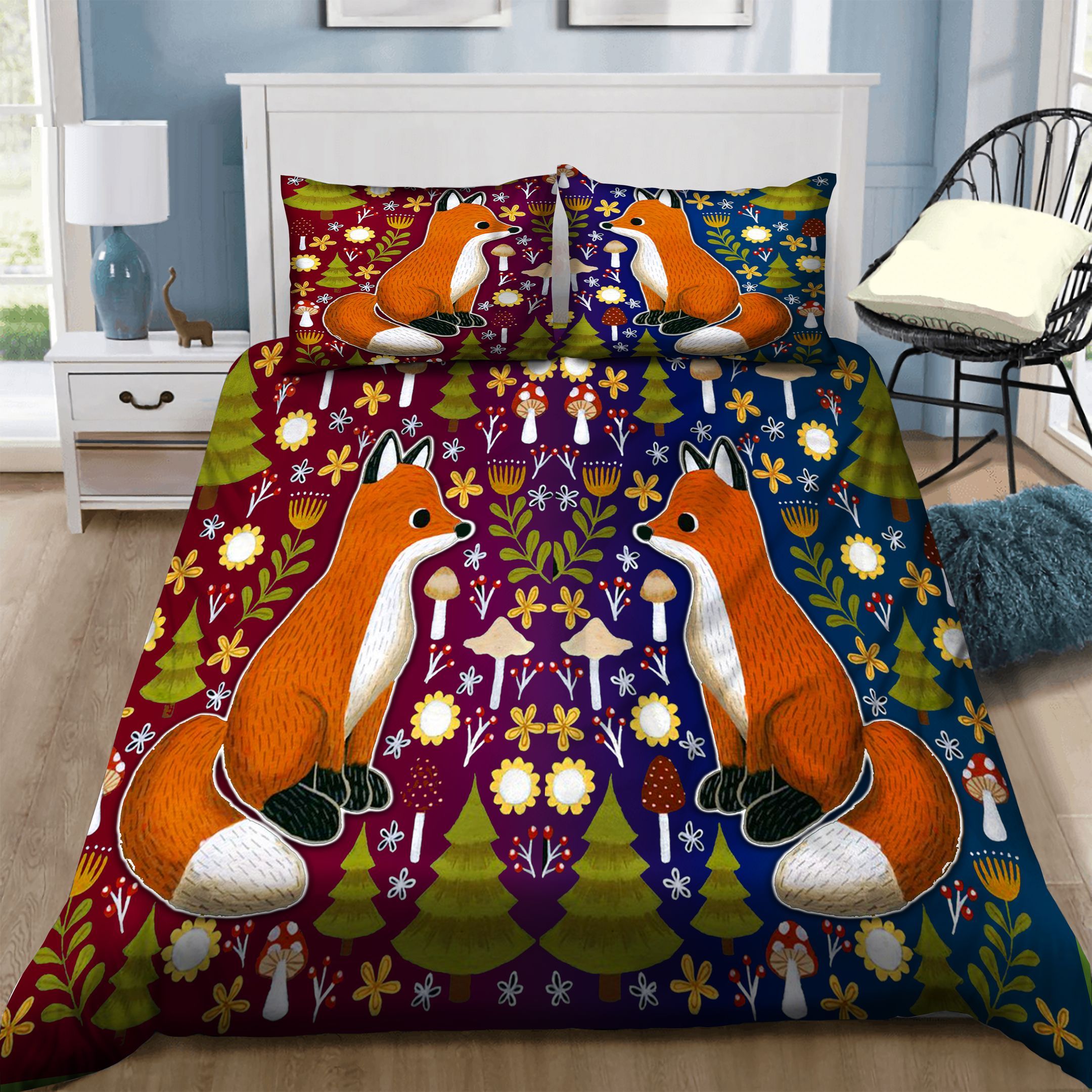 Fox Red Bedding Set