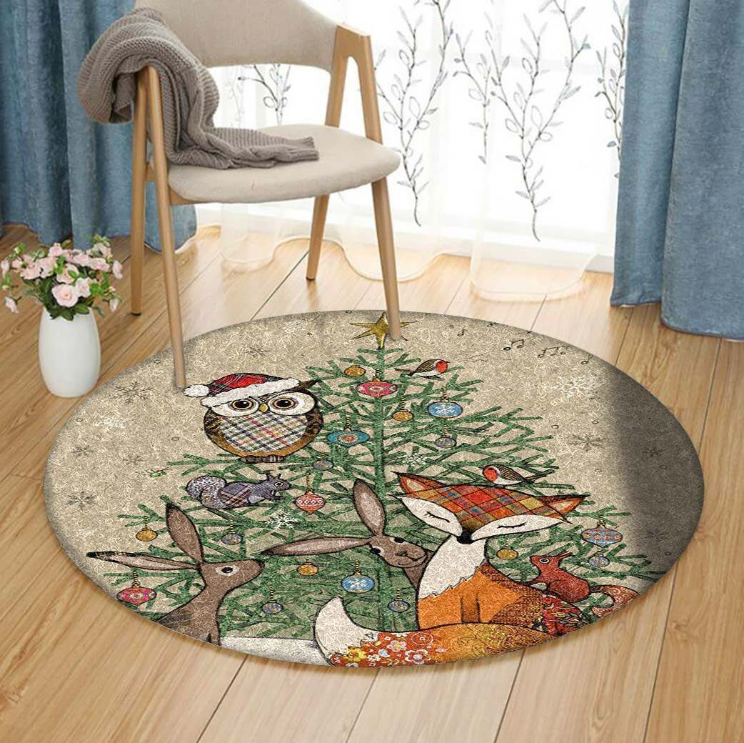Fox S Friends Round Carpet