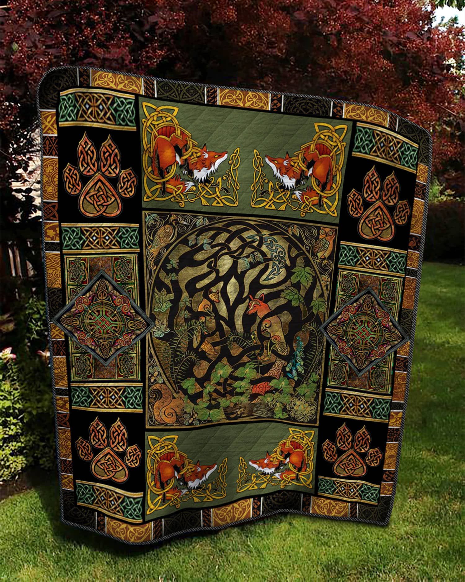 Fox Shinning Love Like A Star Quilt Blanket DHC020120809TD