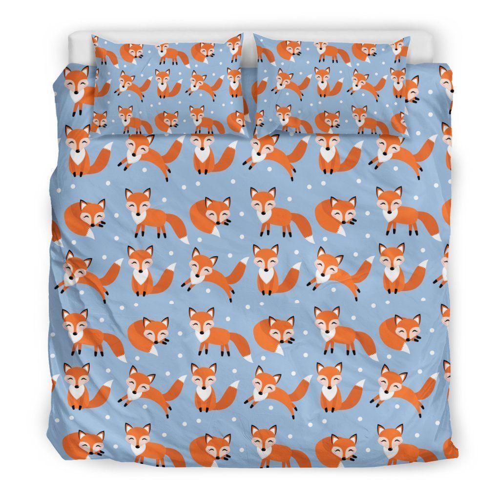 Fox Snow Bedding Set