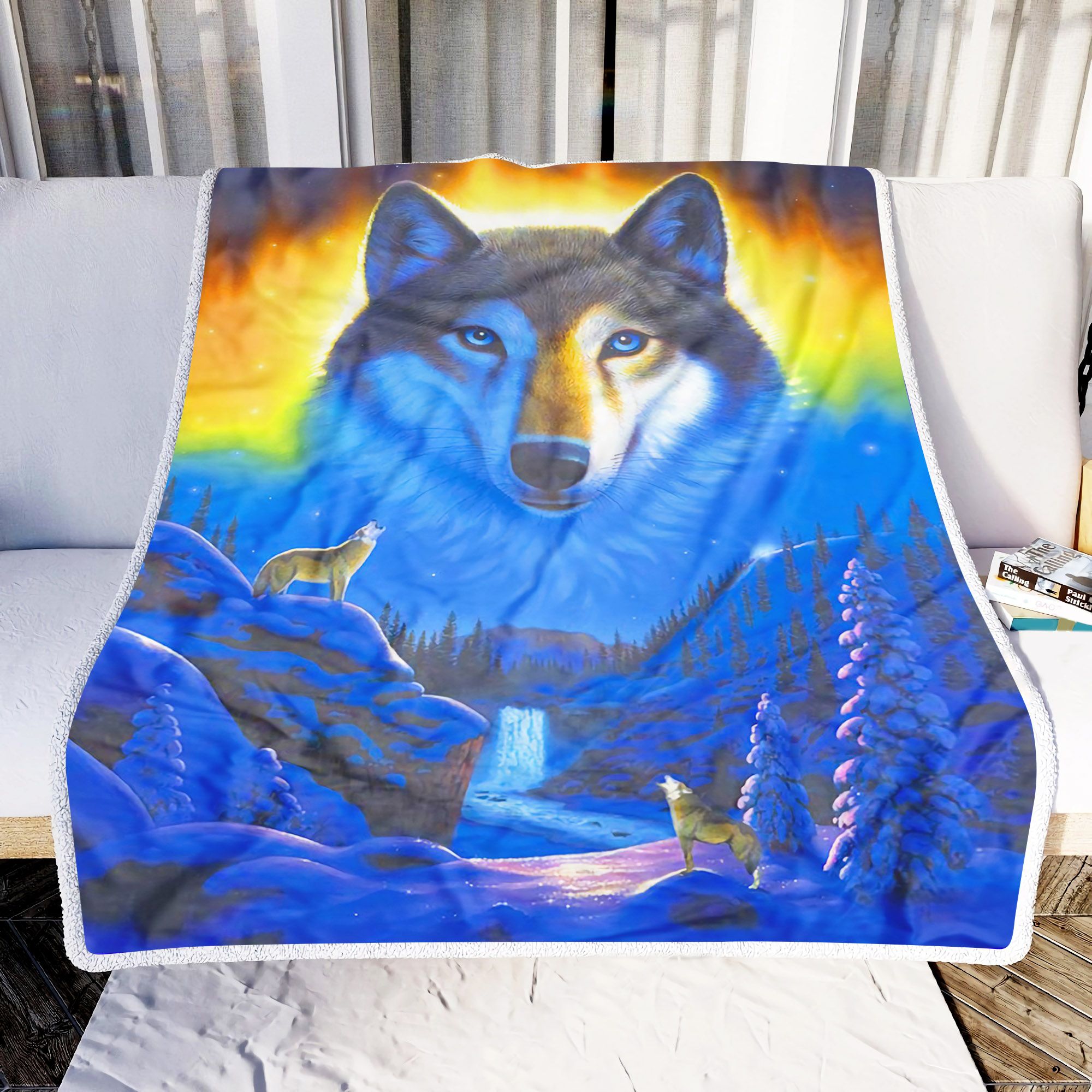Fox Spirit Fleece Blanket